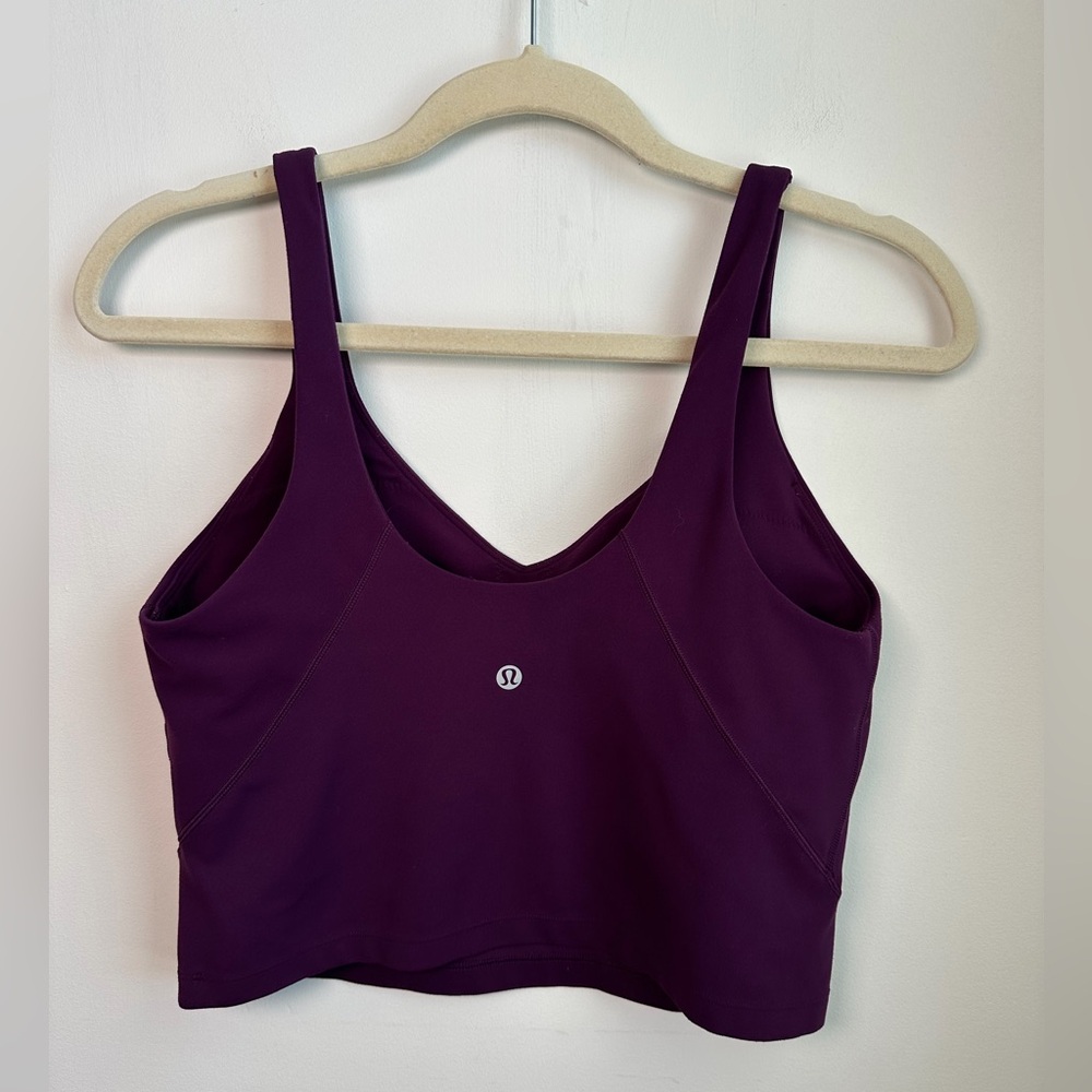 lululemon athletica Plum V-Neck Cropped Tank - Picture 7 of 9